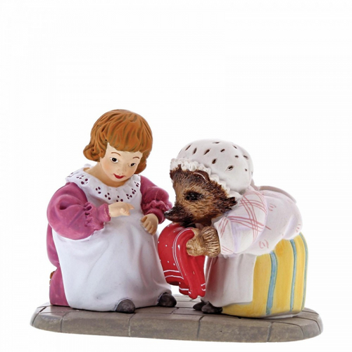 Beatrix Potter Mrs. Tiggy Winkle and Lucie Figurine
