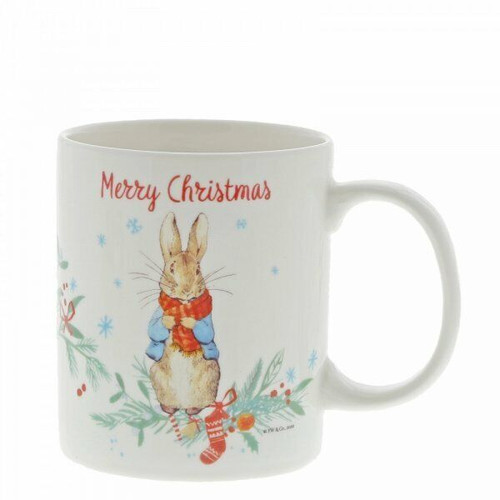 Beatrix Potter Peter Rabbit Christmas Mug A30187