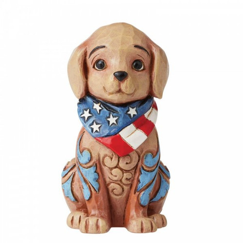 Patriotic Puppy Mini Figurine by Jim Shore 6006442