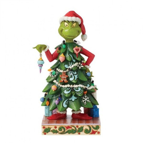 The Grinch Dressed As A Christmas Tree Figurine By Jim Shore 6015211