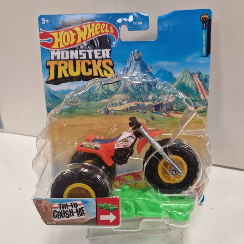 tri to crush me by hot wheels