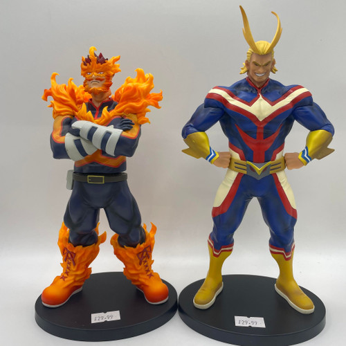 EX DISPLAY - Banpresto My Hero Academia Figure Age Of Heroes All Might and Endeavor Double Pack