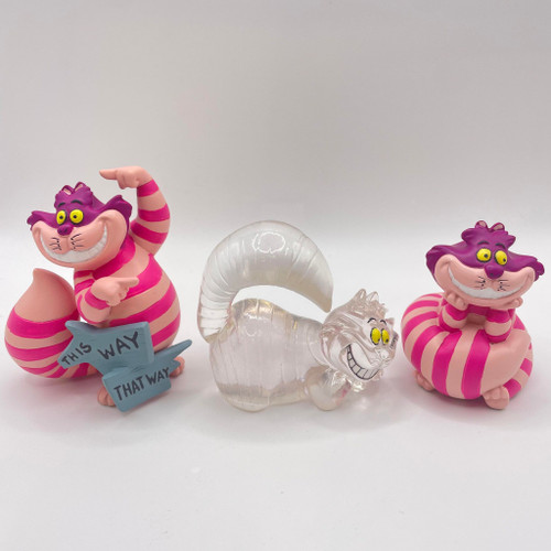 Disney Showcase Cheshire Cat Pack of 3 Mini Figurines