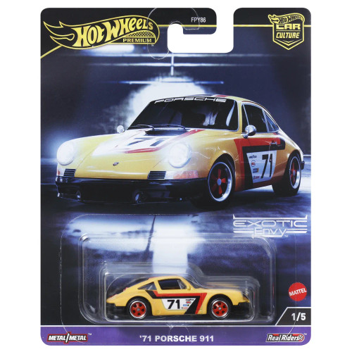 Hot Wheels Car Culture '71 Porsche 911 Yellow