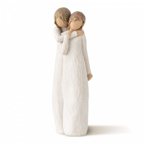 Willow Tree Figurine depicting a mother hugging her daughter