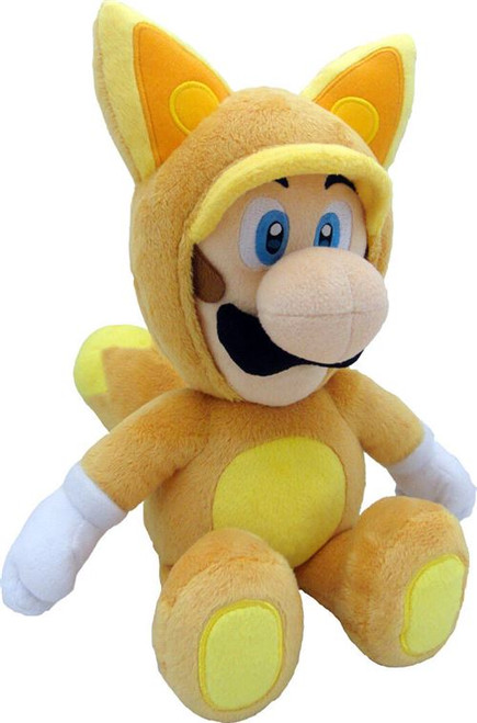 Official World of Nintendo Kitsune Fox Luigi Small Plush Cuddly Toy