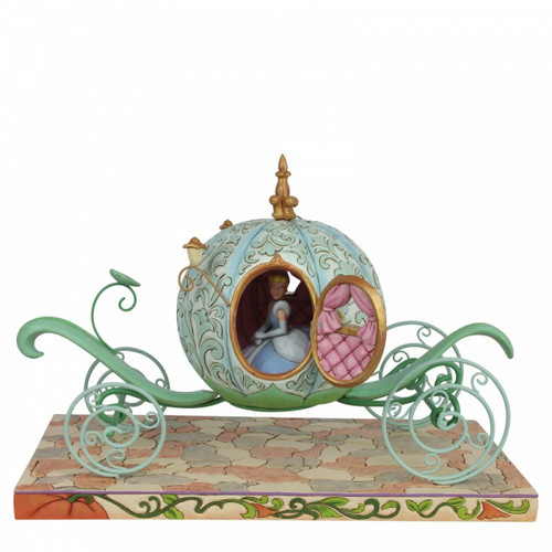 Disney Traditions Cinderella in her lit Carriage figurine
