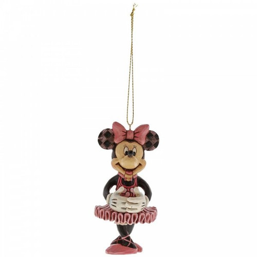 Disney Traditions Minnie Mouse as a nutcracker hanging ornament figurine