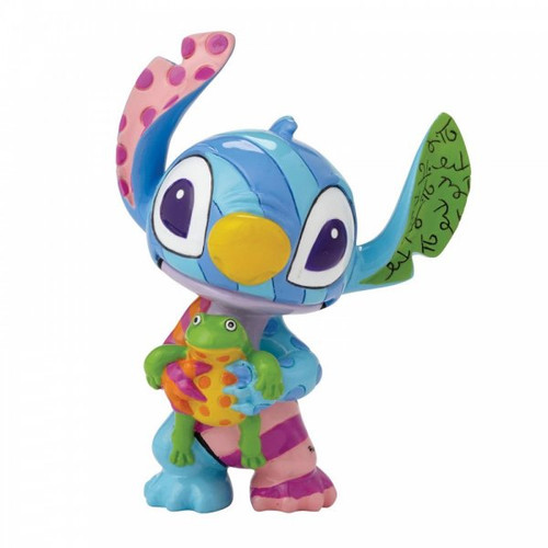 Disney Britto Stitch with Frog Mini Figurine 4049376