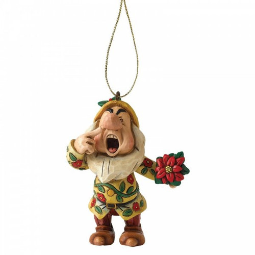 Disney Traditions Sneezy one of the Seven Dwarfs from Snow White hanging ornament figurine