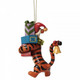 Disney Traditions Tigger from Winnie the Pooh carries presents hanging ornament figurine