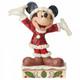 Disney Traditions Mickey Mouse in festive outfit figurine