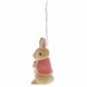 Beatrix Potter Flopsy bunny Sculpted Hanging Ornament figurine