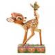Disney Traditions Bambi playing with a butterfly figurine