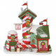 North Pole Candy Striper Christmas Elf Building Figurine