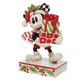 Disney Traditions Mickey with Stack of Presents Figurine By Jim Shore