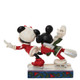 Disney Traditions Mickey and Minnie Ice Skating Figurine By Jim Shore