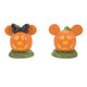 Disney Mickey's Pumpkintown Topiaries Figurines (Set of 2) By Department 56