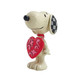 Snoopy Wearing Heart Sign Peanuts Figurine By Jim Shore 6011953