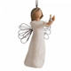 Willow Tree Hanging Ornament of a girl holding a candle