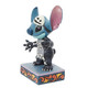 Disney Traditions Stitch Glow in the Dark Skeleton Figurine By Jim Shore 6013053