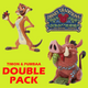 Double Pack Timon & Pumbaa Mini Disney Traditions Figurines