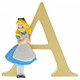 disney enchanting alphabet letter a alice in wonderland front