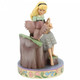 Disney Traditions Sleeping Beauty on a log with forest animals figurine