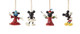 Disney Traditions Mickey Mouse Hanging Ornaments Set of 4 by Jim Shore 6013565