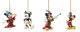 Disney Traditions Mickey Mouse Hanging Ornaments Set of 4 by Jim Shore 6013565