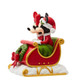 Disney Showcase Mickey & Minnie Holiday Sleigh Ride Figurine 6015327