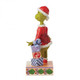 The Grinch Leaning On Stacked Gifts Figurine By Jim Shore 6015218