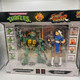 EX DISPLAY - Teenage Mutant Ninja Turtles Vs. Street Fighter: Action Figure 2-Pack: Michaelangelo Vs. Chun Li and Leonardo Vs. Ryu double pack
