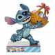 Disney Traditions Stitch Running off with Easter Basket Figurine
