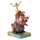 Disney Traditions Timon rides on Pumbaa's back figurine