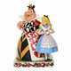 Disney Traditions Alice in Wonderland and The Queen of Hearts back to back figurine