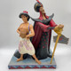 PAINT DEFECT - Disney Traditions Aladdin and Jafar Good Vs. Evil Figurine