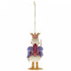 Disney Traditions Donald Duck as a Christmas Nutcracker with moving mouth hanging ornament figurine