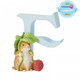Beatrix Potter freestanding alphabet letter F Timmy Willie with strawberry