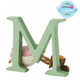 Beatrix potter freestanding alphabet letter "M" - Cecily Parsley figurine