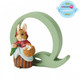 Beatrix potter alphabet letter "Q" - Mrs. Rabbit figurine