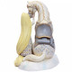 Disney Traditions Rapunzel from Tangled pets Maximus the horse, Pascal is on her shoulder figurine