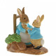 Beatrix Potter Figurine with Peter Rabbit and Mummy Rabbit