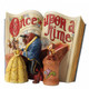 Disney Traditions Beauty and the Beast with Lumiere & Cogsworth dance in the pages of the book figurine