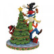 Disney Traditions Fab Five (Mickey, Minnie, Donald, Pluto & Goofy) decorate the Christmas Tree figurine