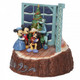 Disney Traditions Mickey and friends in a Christmas Carol Caved By Heart figurine