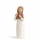 Willow Tree Love of Learning figurine depicting a girl holding an open book
