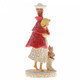 Disney Traditions Aurora from Sleeping Beauty with her forest friends in her cloak figurine