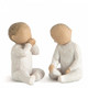 Willow Tree Two Together Figurine showing two babies sitting down