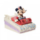 Disney Traditions Mickey & Minnie Mouse Sledding Figurine